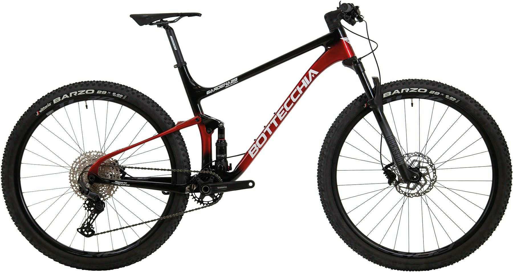 Bottecchia Gardena Shimano Deore C3 Black Red Team 29" Diamant 44 cm