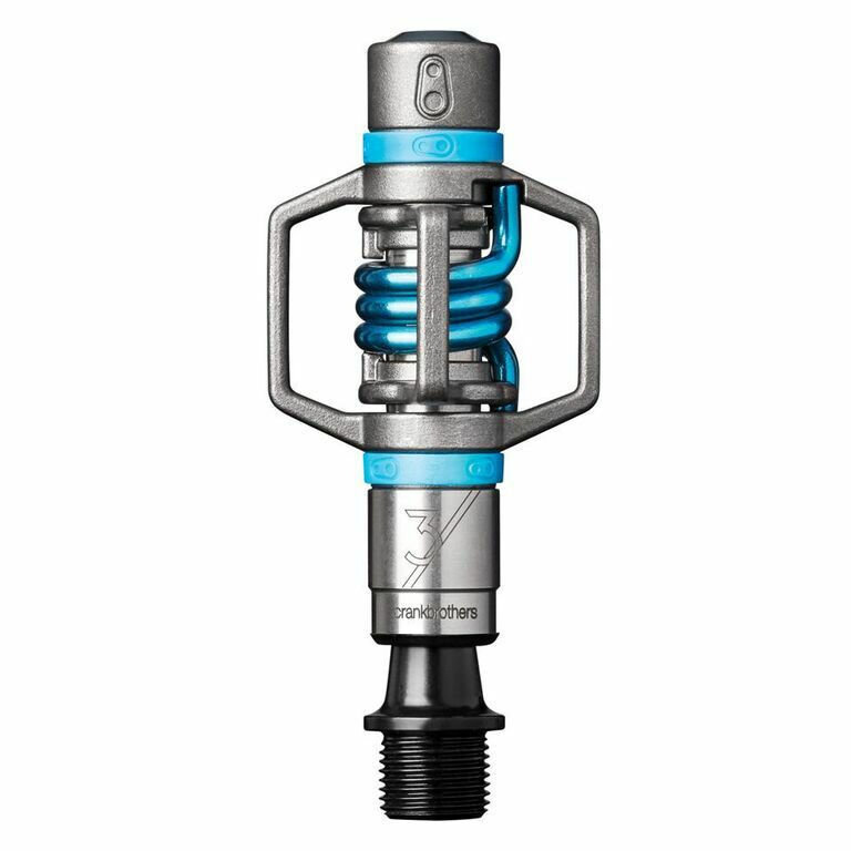 Crankbrothers Eggbeater 3 Silver/ Electric Blue
