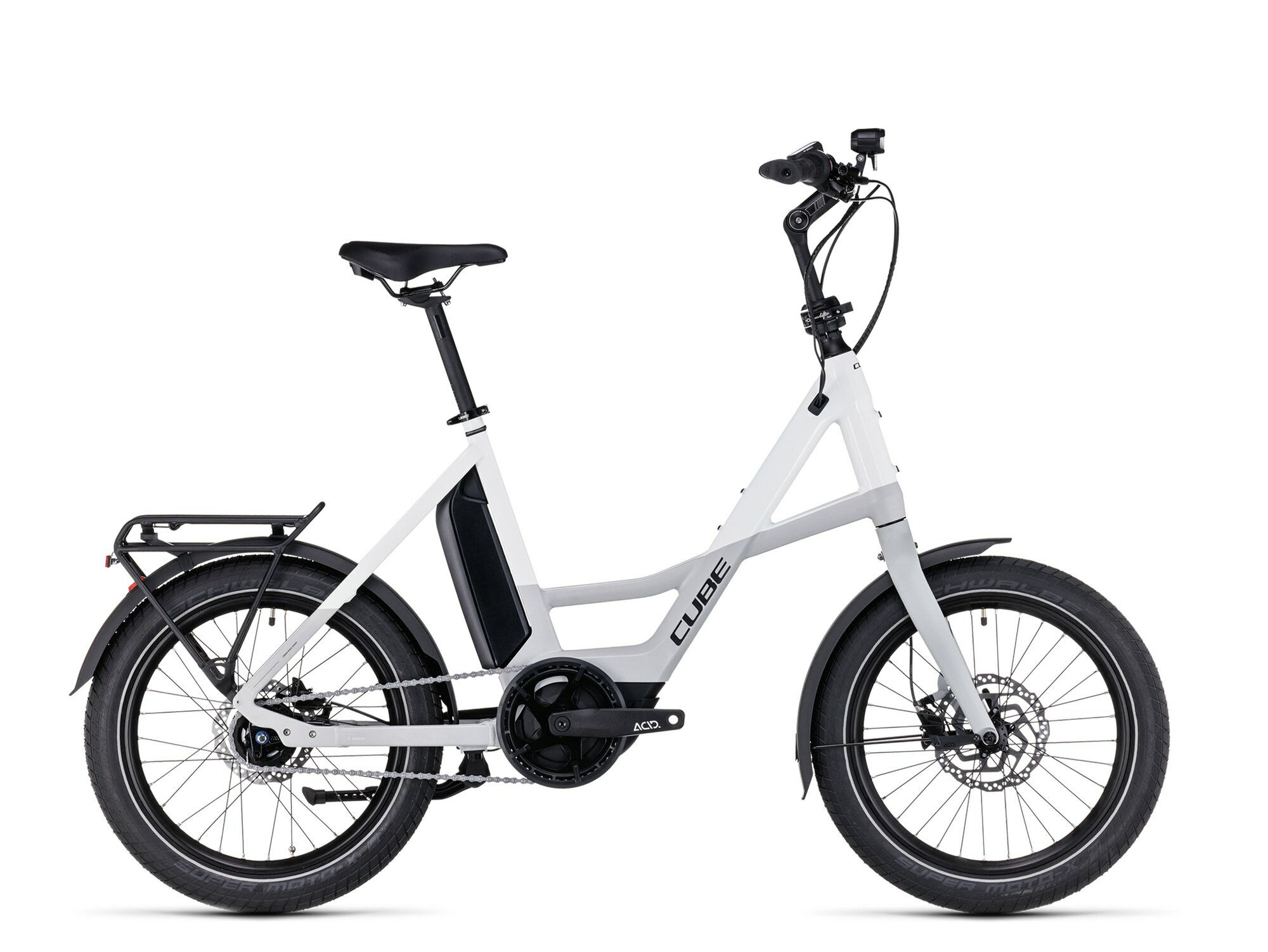 Cube Compact Hybrid 500 grey´n´white 2023 20" 500 Wh Wave