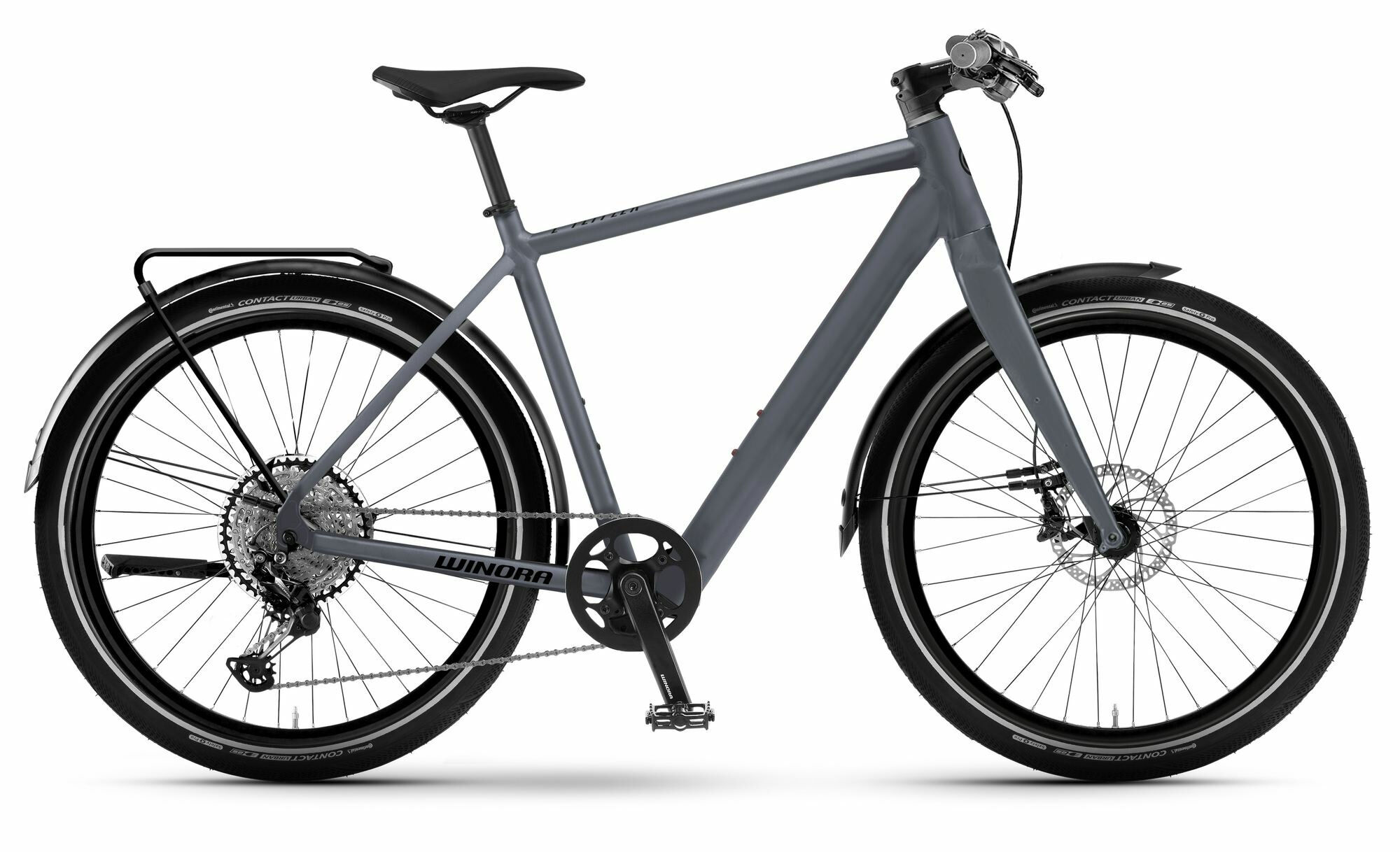 Winora E-FLITZER slate matt 27;5" 250 Wh Diamant 46 cm