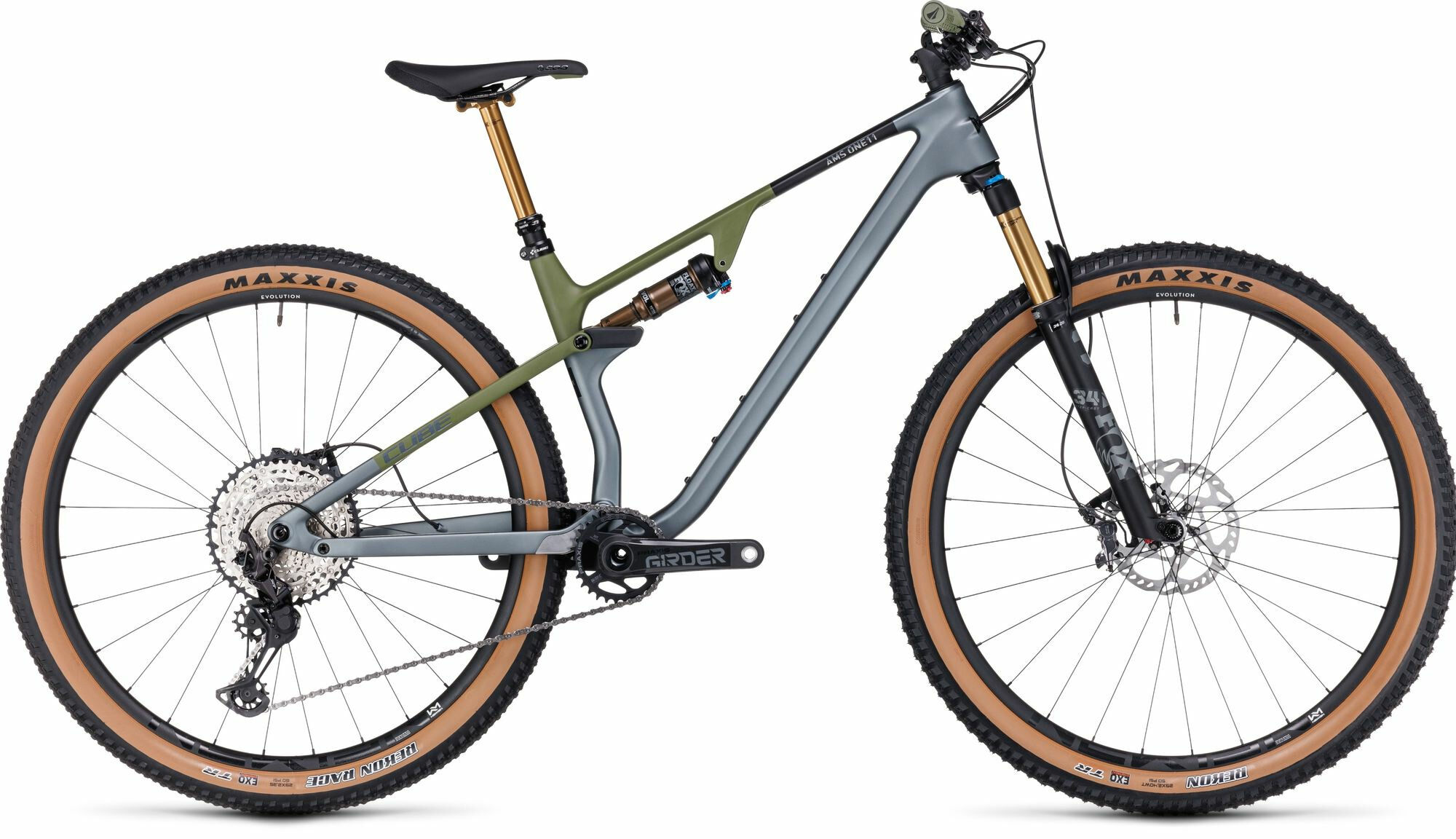 Cube AMS ONE11 C:68X TM 29 flashgrey´n´olive 29" Diamant