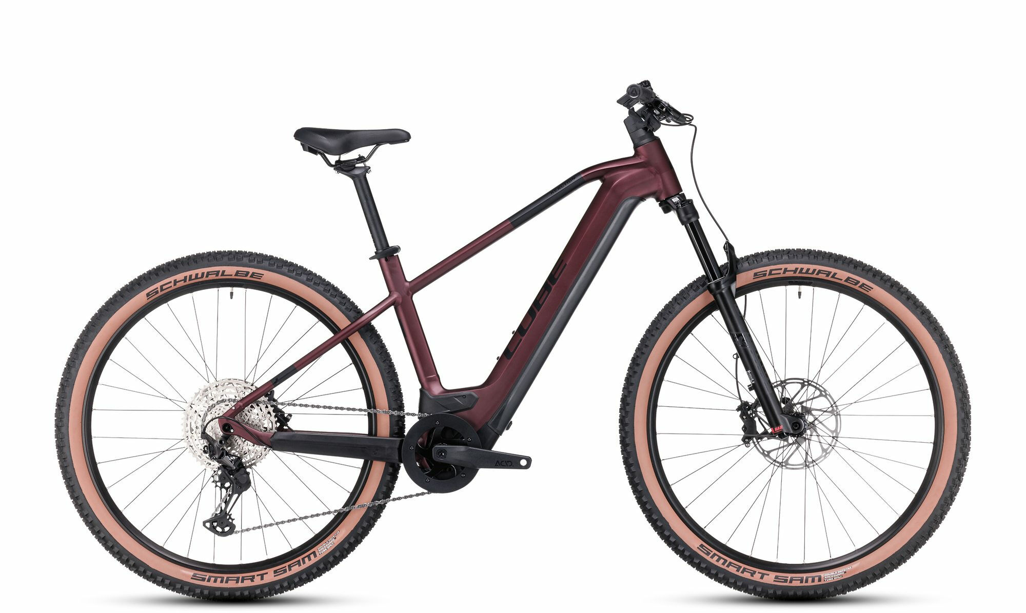 Cube Reaction Hybrid SLX 750 rubyred´n´black 27,5" 750 Wh Diamant