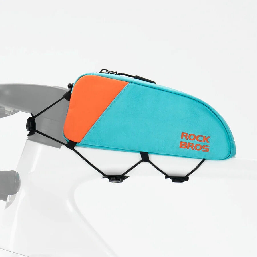 Rockbros 78 Bike Frame Bag Blau - Orange