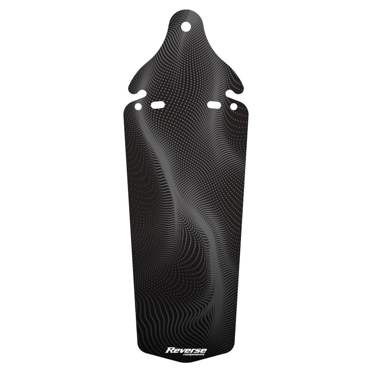 Reverse Mudfender Saddle Fender Wave Schwarz
