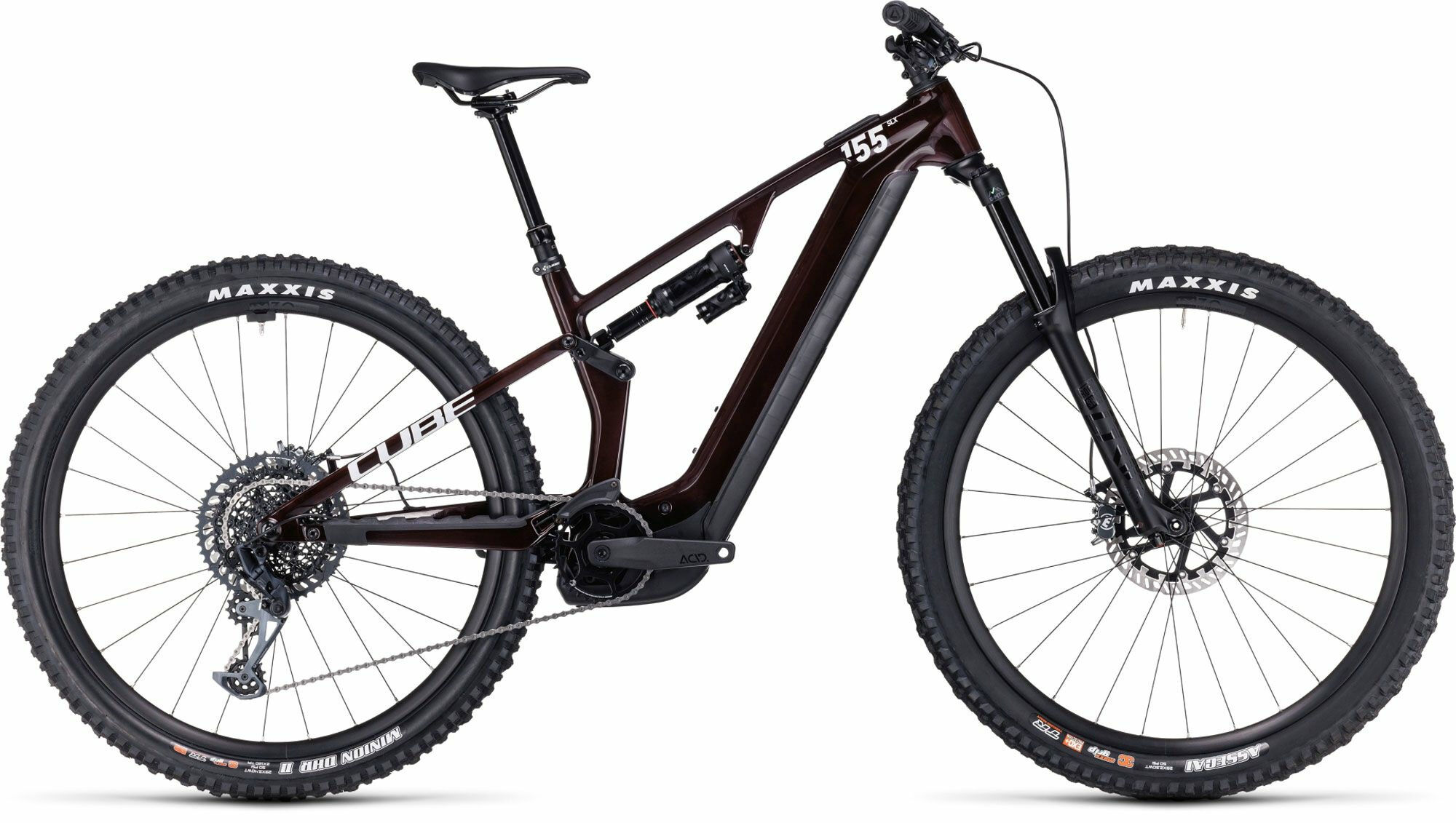 Cube Stereo Hybrid ONE55 C:68X SLX 750 29 liquidred´n´carbon 29" 750 Wh Diamant