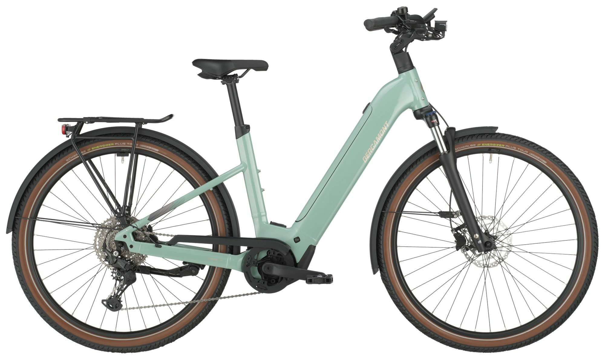 Bergamont E-HORIZON SPORT 20 WAVE - 28" 600 Wh - sage green