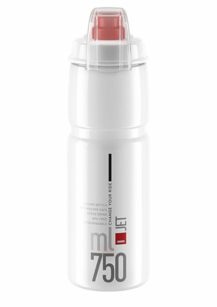 Elite JET PLUS 750 Trinkflasche klar/rot