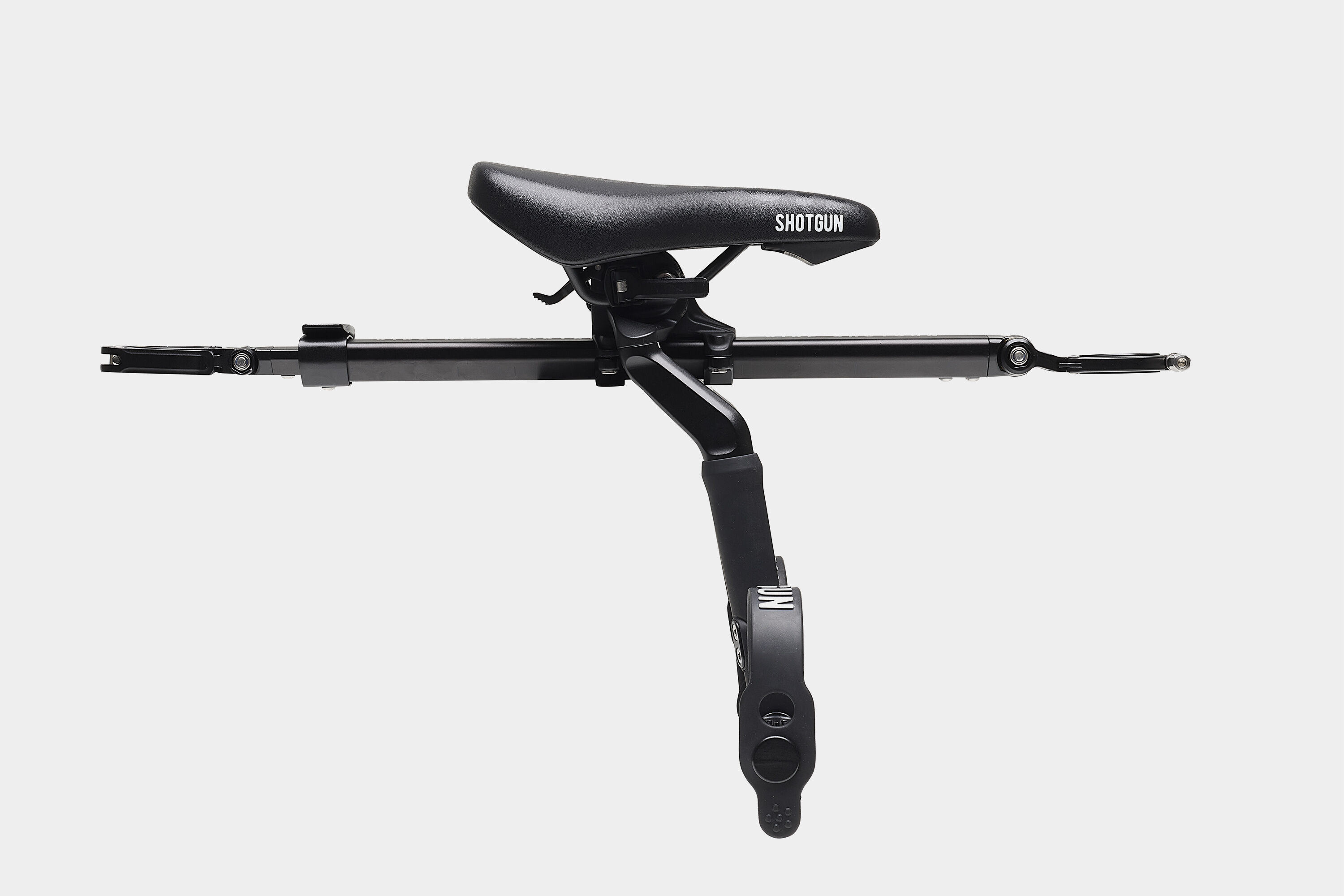 Kids Ride Shotgun  Pro MTB Front Kindersitz Black
