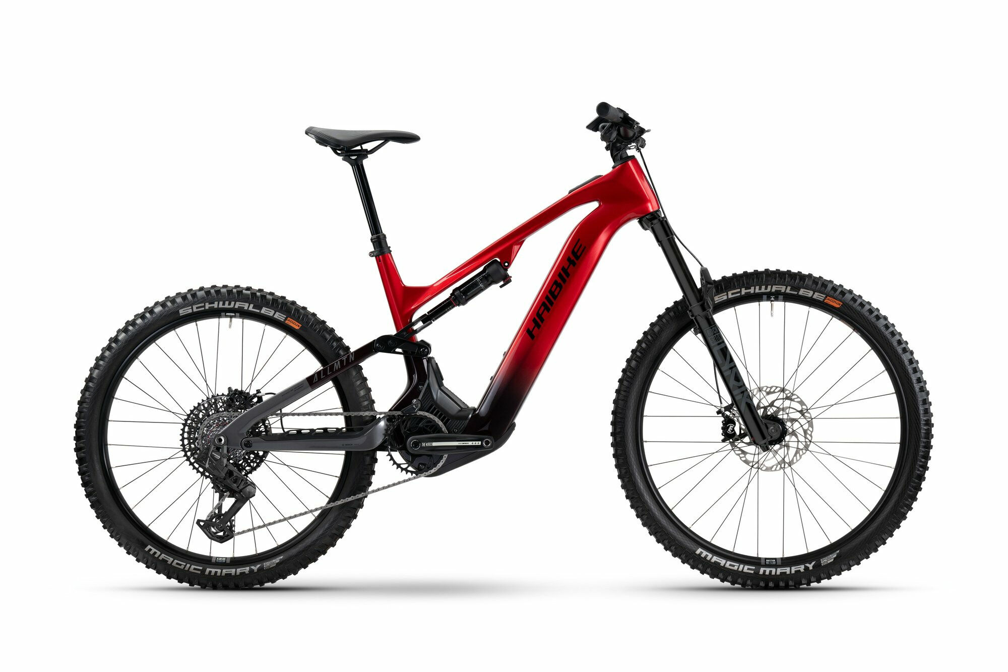 Haibike ALLMTN CF 9 red/black/platinum glänzend 29"/27,5" 800 Wh Diamant