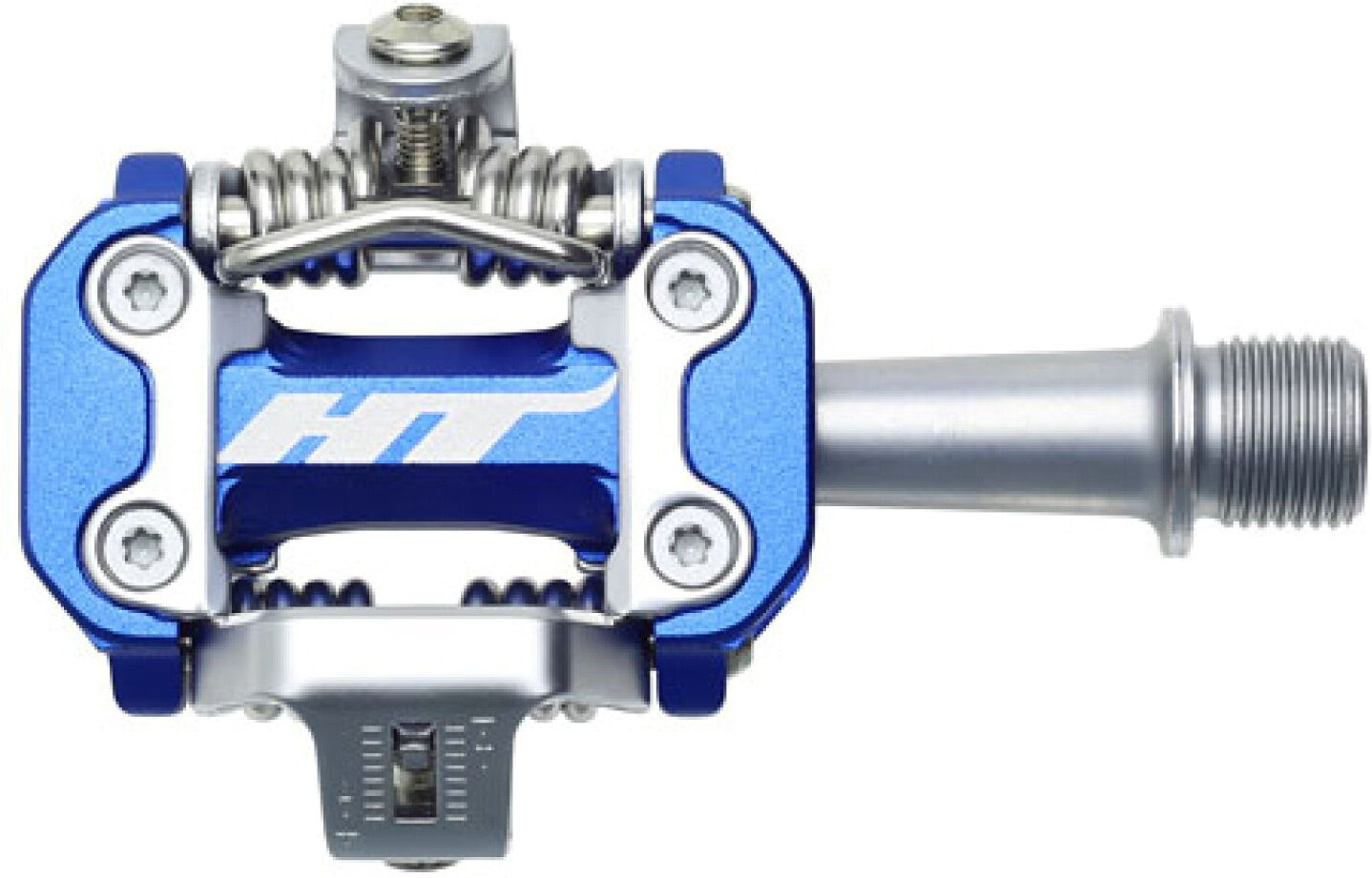 HT Components M2 CNC Cromoly Pedale Royalblau