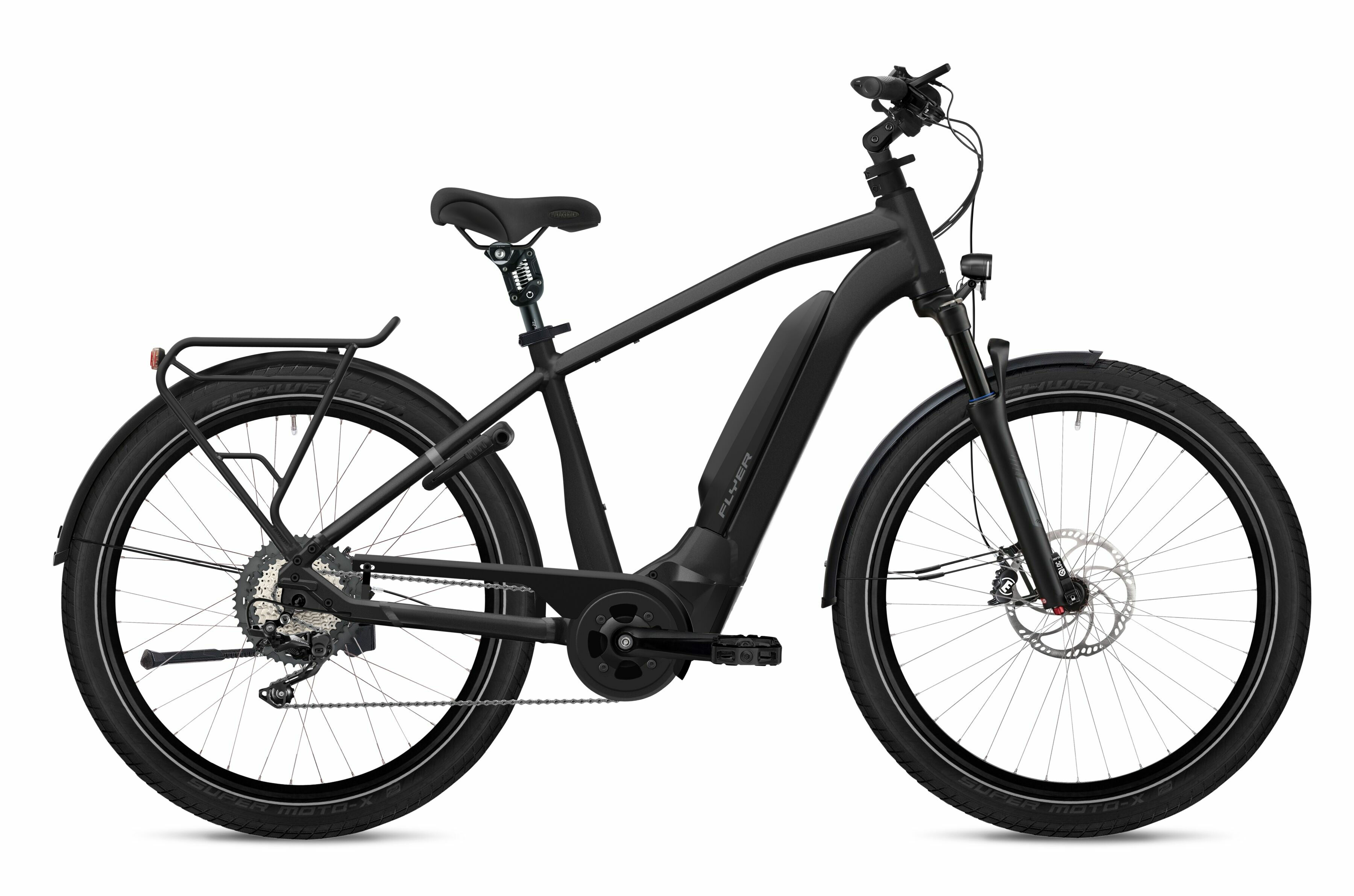 Flyer  Upstreet3 7.10  Pearl Black Gloss  2022 27,5" 750 Wh Diamant