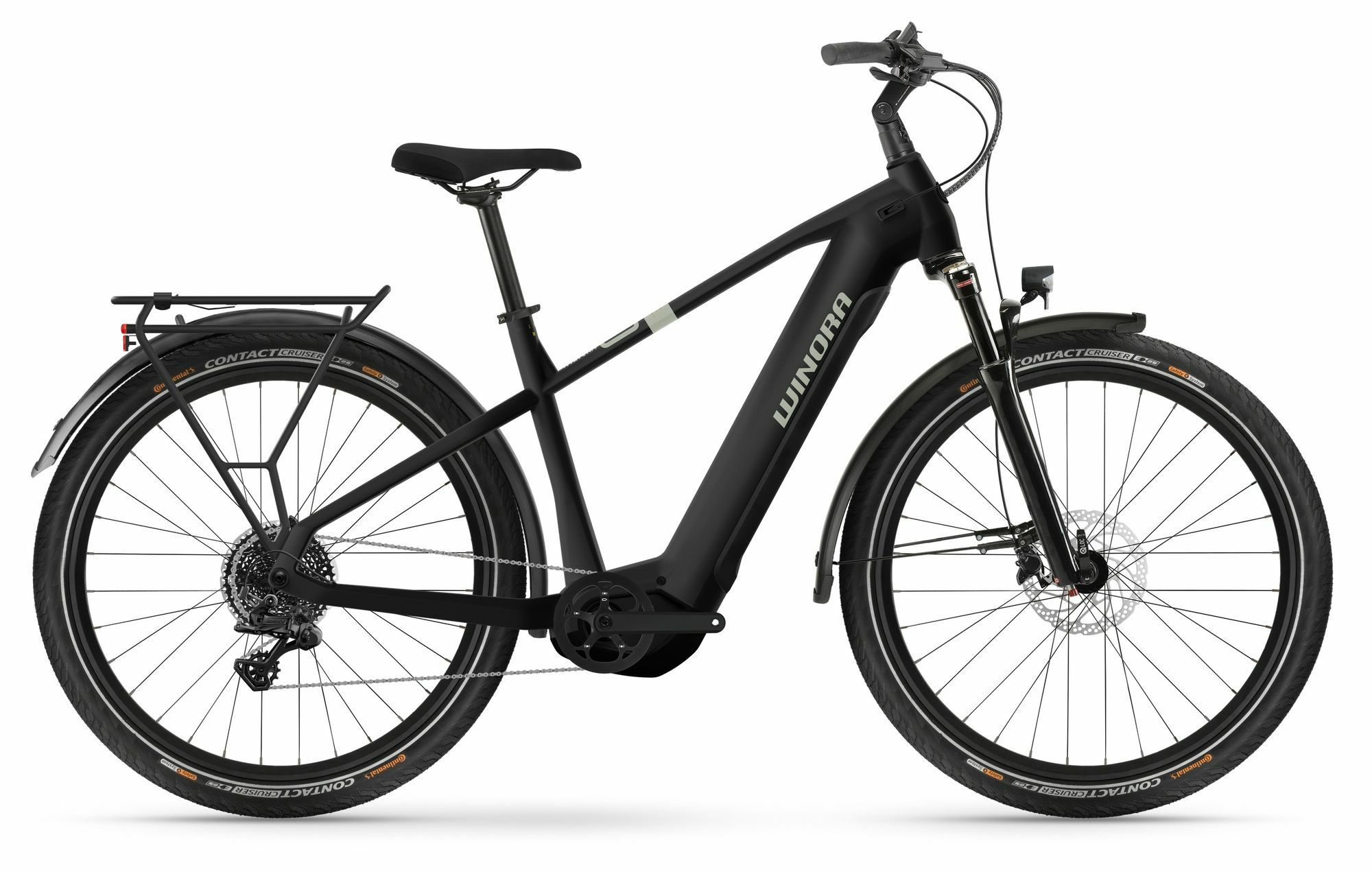 Winora YUCATAN X10 black matte 27;5" 720 Wh Diamant 40 cm