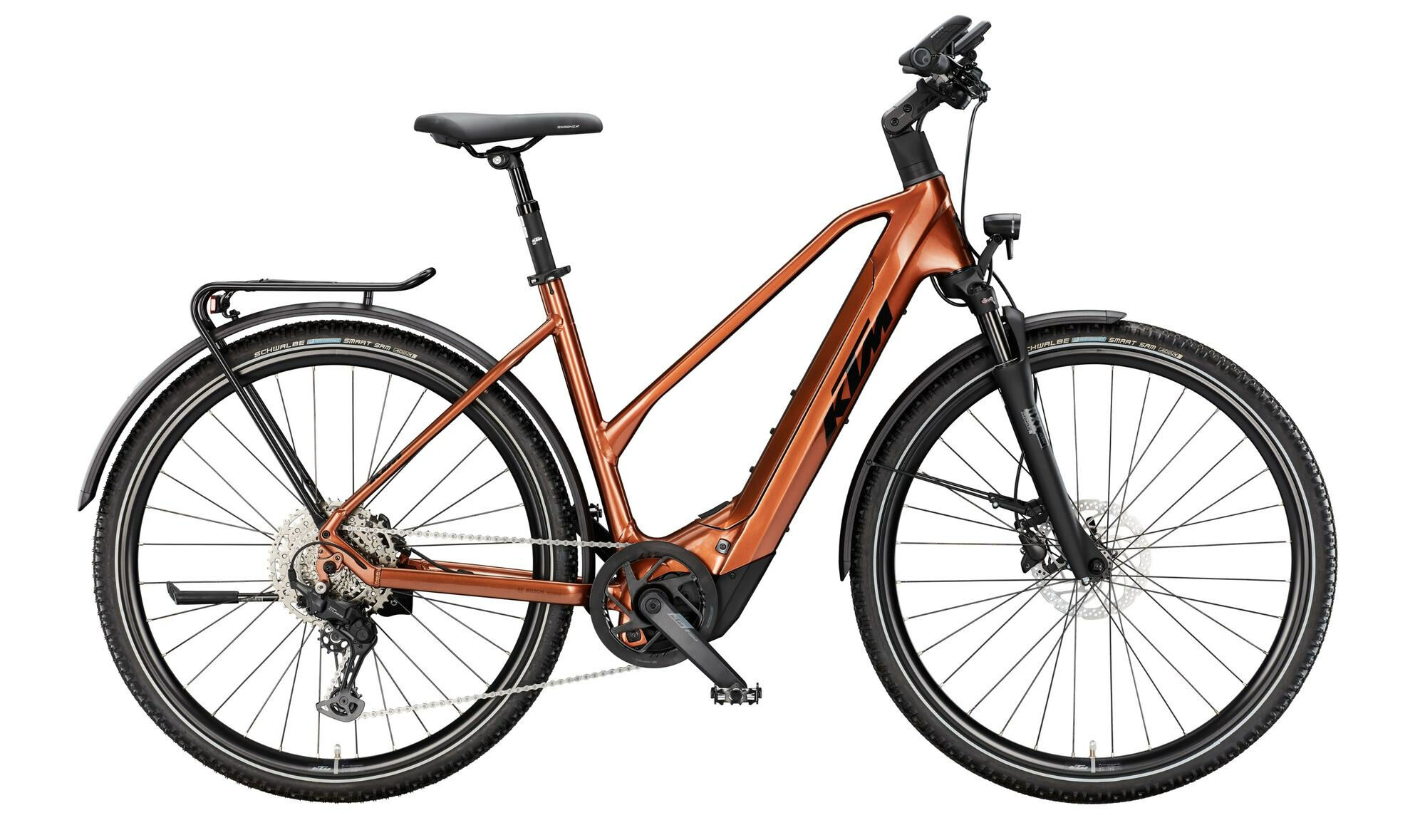 KTM MACINA CROSS CX 820 LFC TERRA (BLACK+ORANGE) 28" 800 Wh Trapez