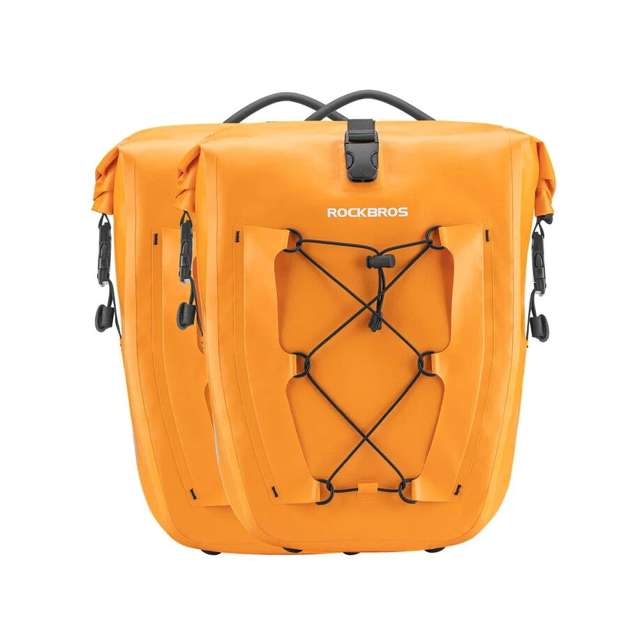 Rockbros AS-002-2 Bicycle Pannier Bag 2 Pcs Orange