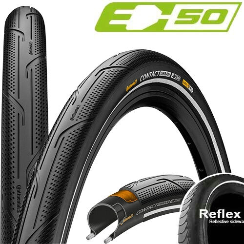 Continental CONTACT URBAN CLINCHER 28" Reifen Schwarz-Reflex