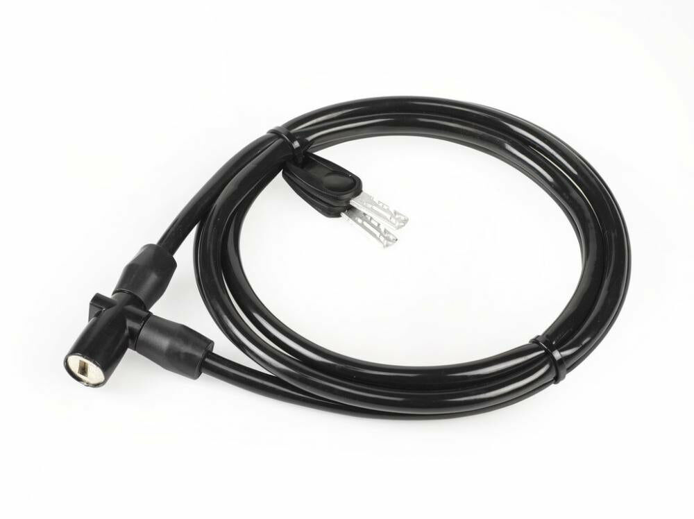XLC Kabelschloss 180 cm D 8 mm schwarz