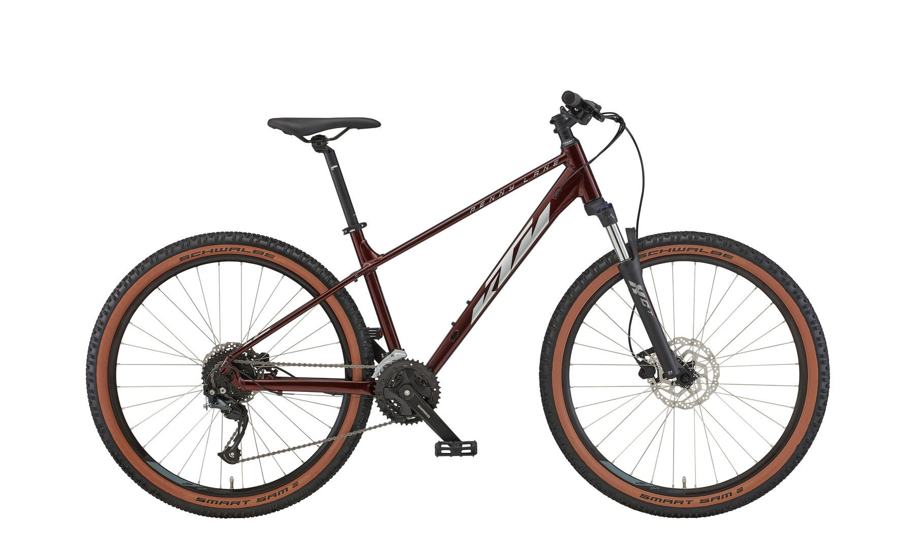 KTM PENNY LANE 271 - 27;5" - night red (silver) 42 cm