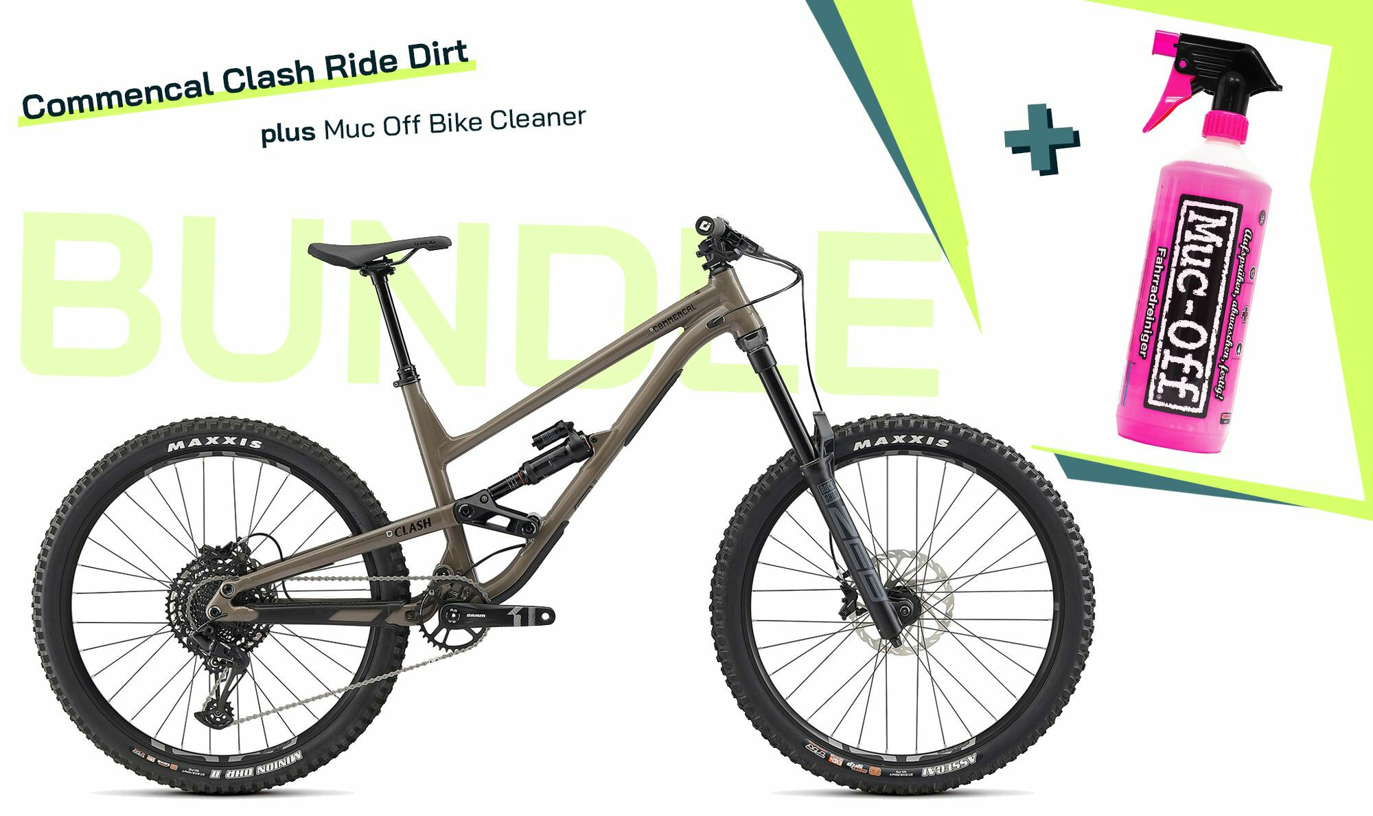 *Bundle* Commencal CLASH RIDE DIRT 2022 27,5" Diamant