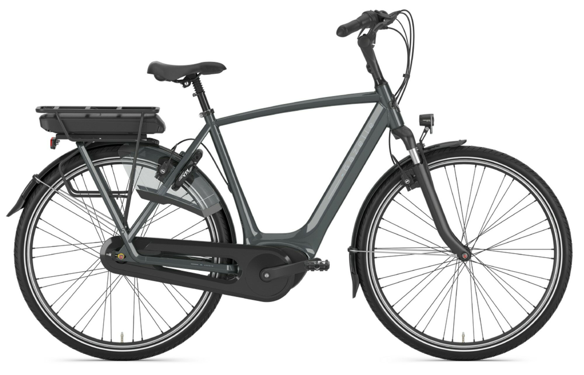 Gazelle Arroyo C7+ HMB anthracite grey gloss 28" 400 Wh Diamant 61 cm