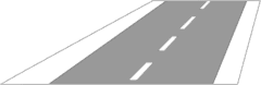 Fahrbahnmarkierung 340 – Zickzacklinie