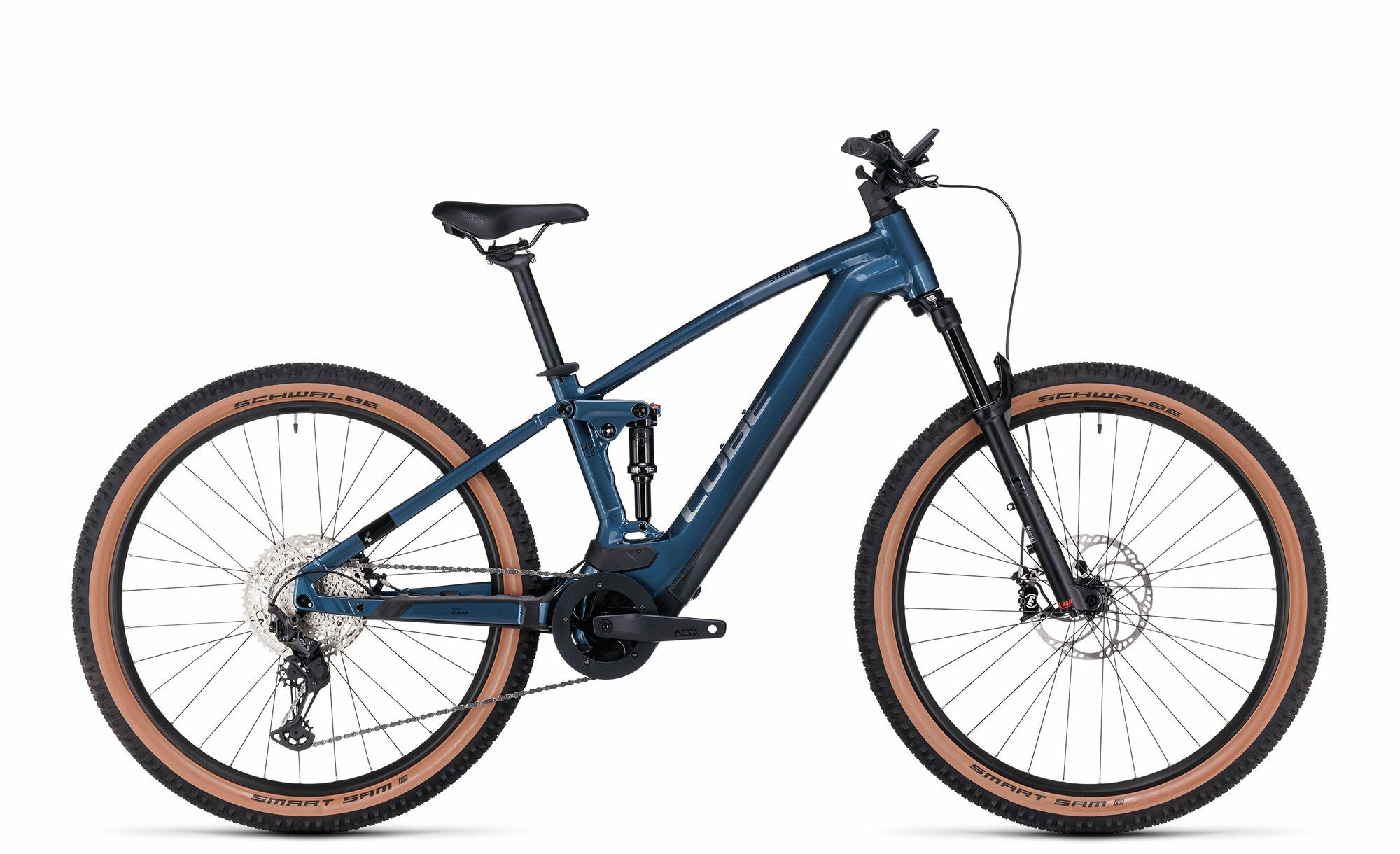 Cube Stereo Hybrid 120 Race 750 petrolblue´n´chrome 2023 29" 750 Wh Diamant