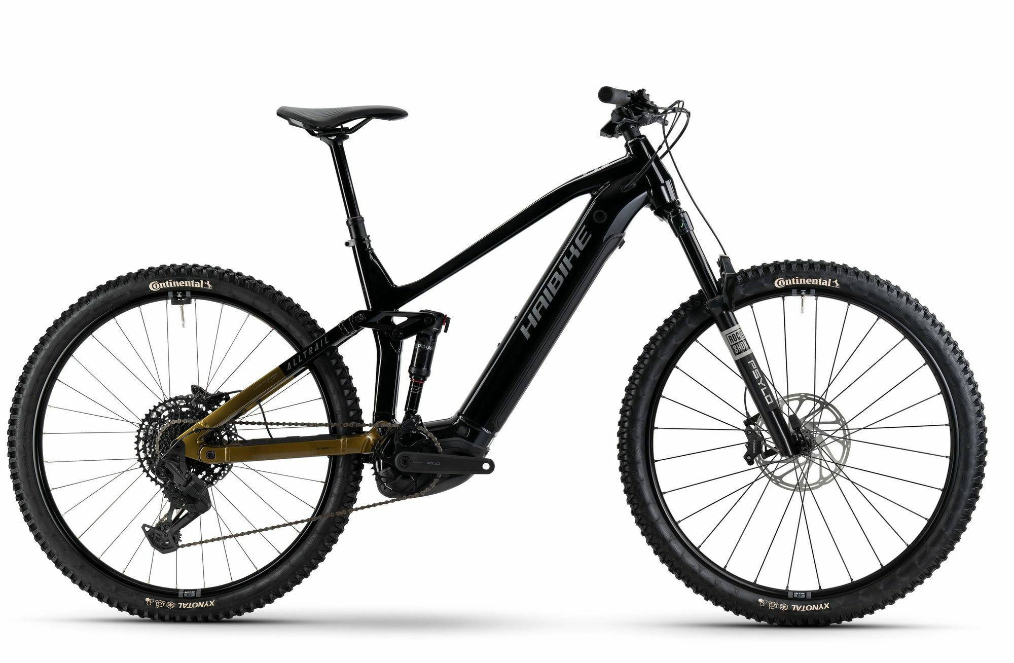 Haibike ALLTRAIL 10 - 29" 800 Wh - black/ninja gold/grey glänzend