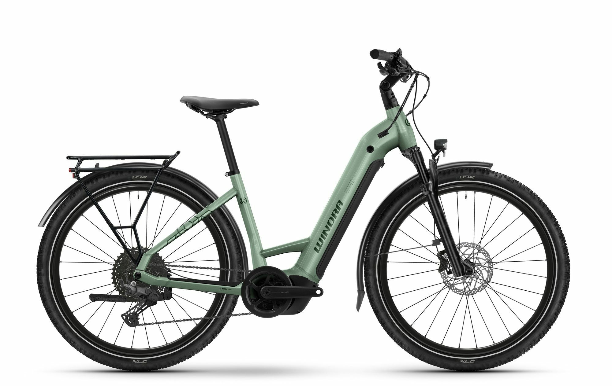 Winora YUCATAN X10 pastel pistachio glänzend 27;5" 800 Wh Wave S