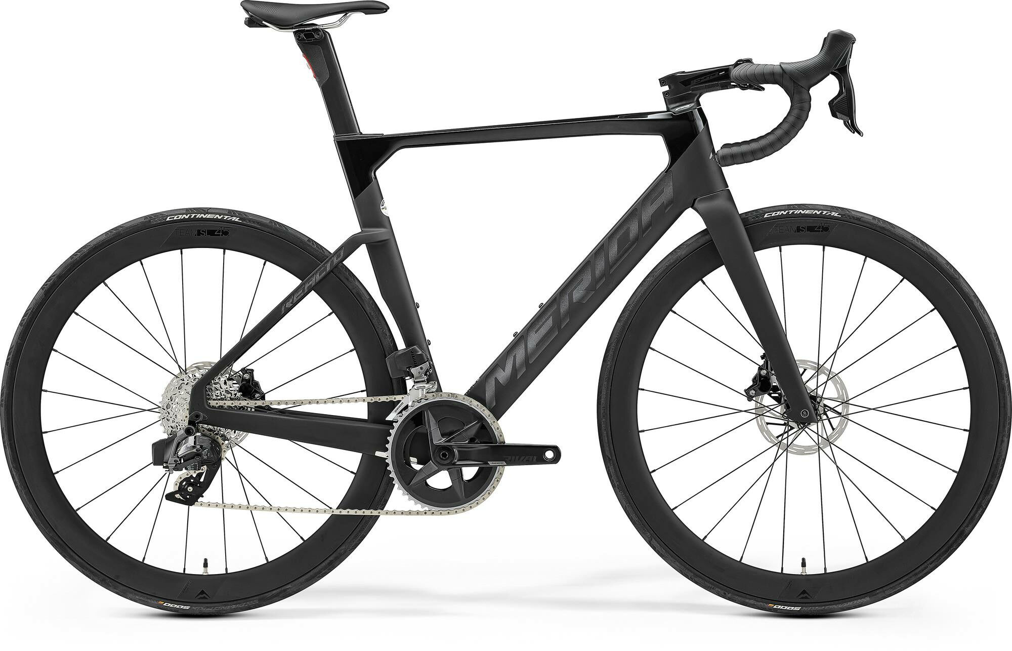 Merida REACTO 7000 HP3 GLOSSY BLACK/MATT BLACK 28" Diamant