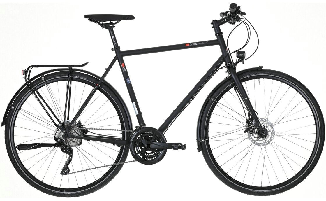 VSF Fahrradmanufaktur T-500 Deore ebony matt 2023 28" Diamant