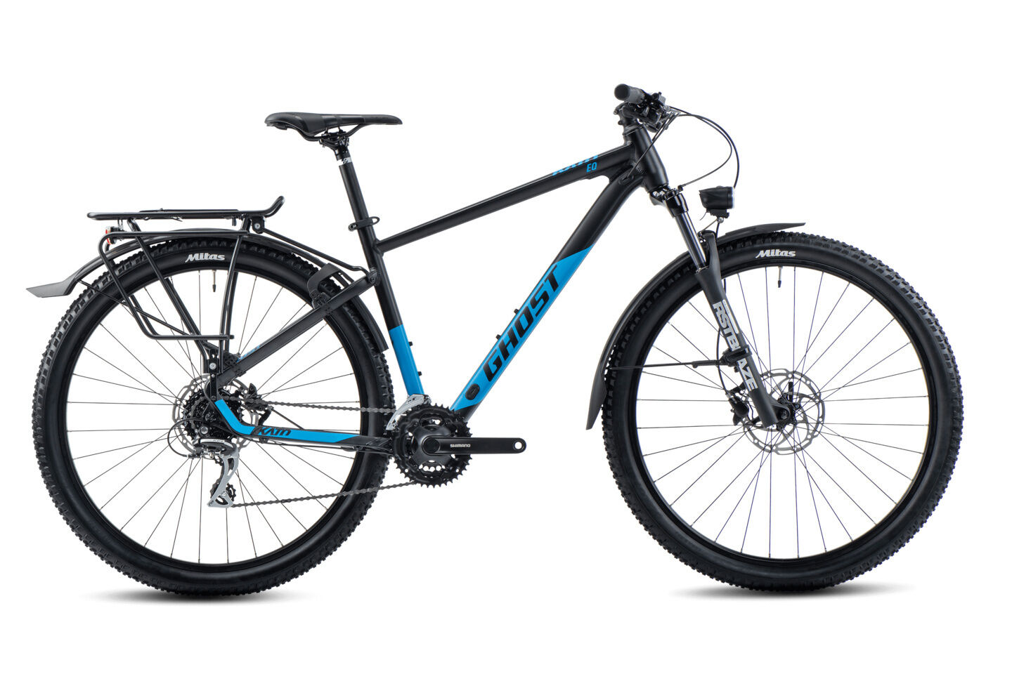 Ghost  Kato EQ  black/bright blue - matt  2022 27,5" Diamant