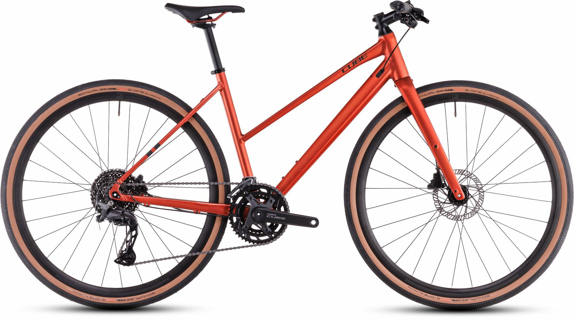 Cube Nulane Pro fireorange´n´black 28" Trapez