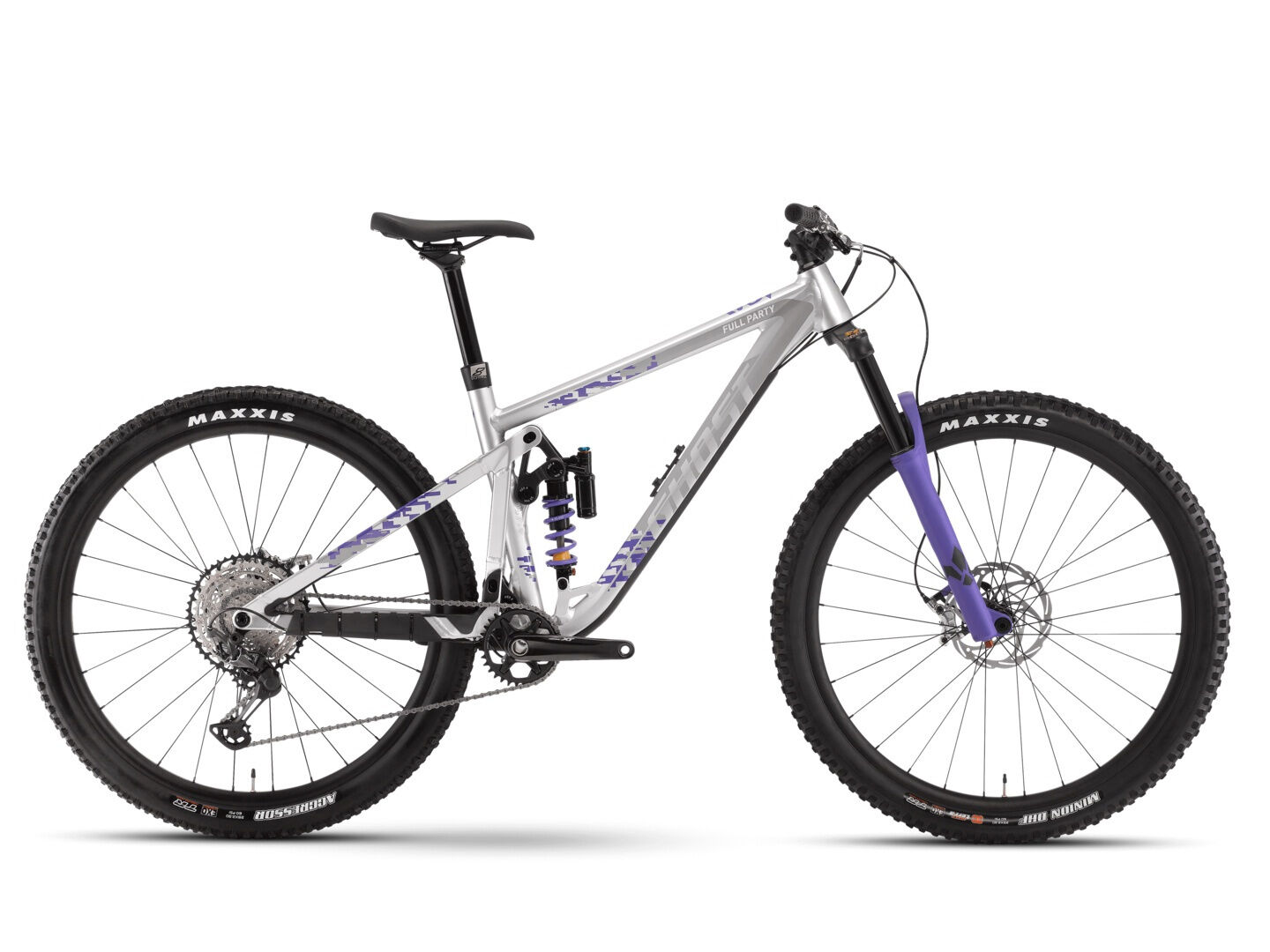 Ghost RIOT TRAIL AL FULL PARTY grey/purple 27;5" Diamant S
