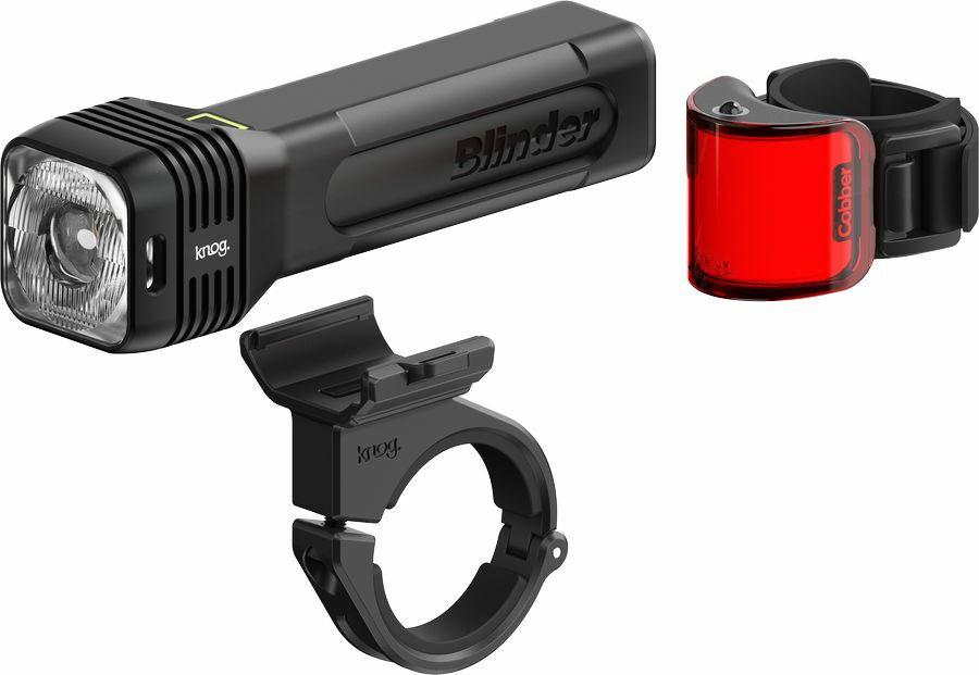 Knog Blinder 80 + Cobber Lil Twinpack Black