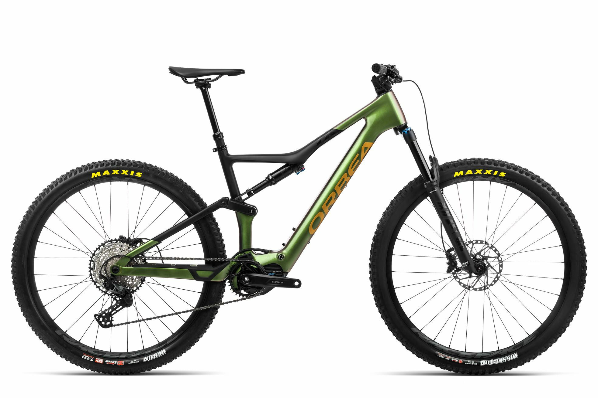 Orbea RISE M20 Chameleon Goblin Green (Gloss)-Black (Matt) 29" 360 Wh Diamant L
