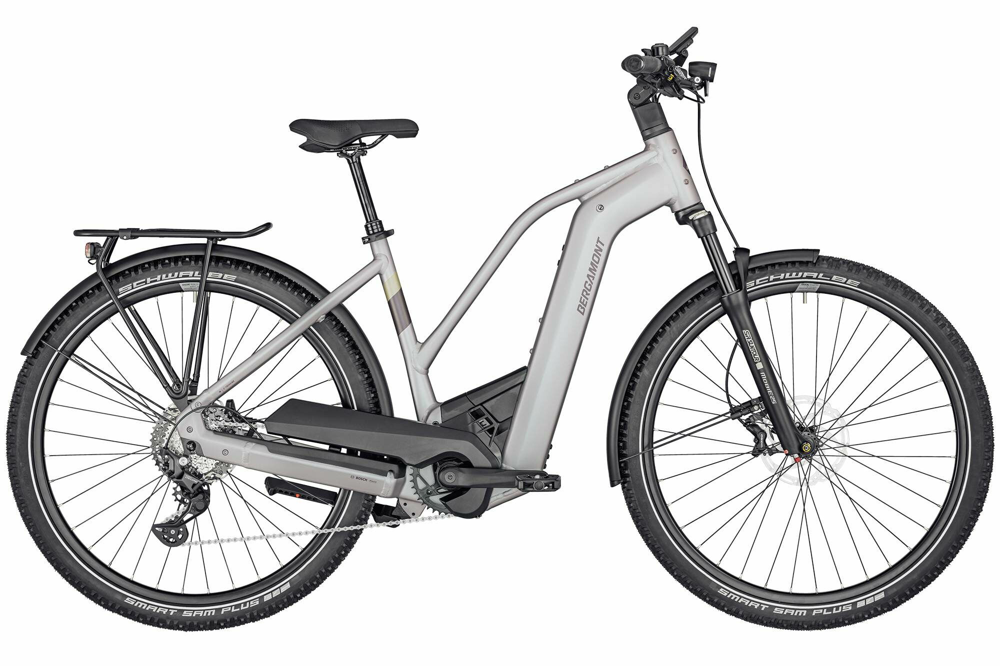 Bergamont E-Horizon SUV 6 Lady matt dream silver 28" 625 Wh Trapez Bergamont E-Horizon SUV 6 Lady matt dream silver 28" 625 Wh Trapez