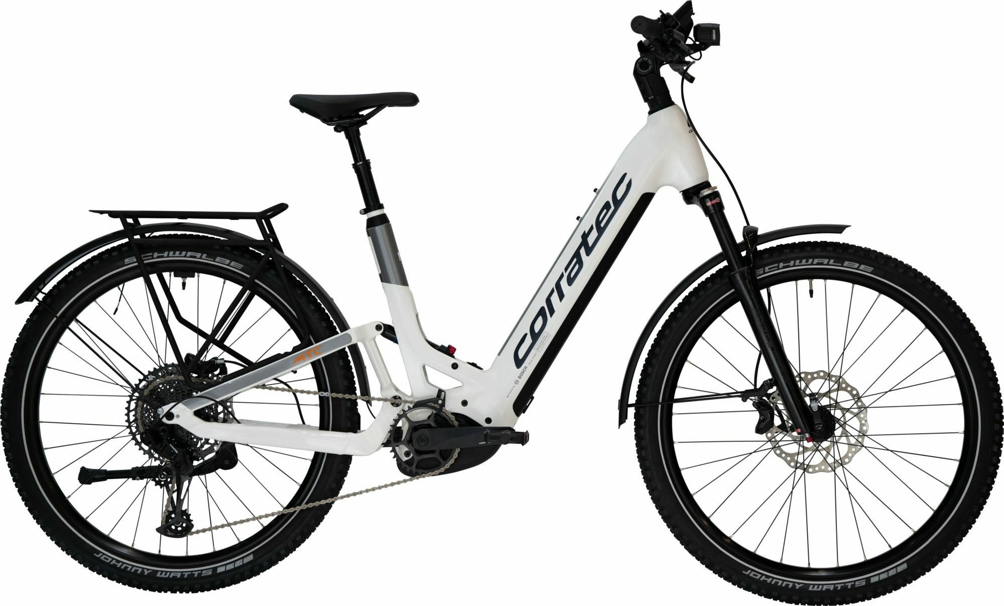 Corratec E-Power MTC 100 Elite Anodized White/L. Copper/L. Silver/D. Metallic Gray 2024 27,5" 750 Wh Wave
