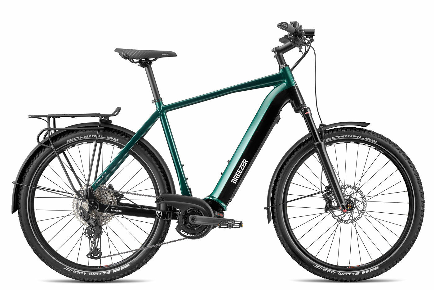 Breezer POWERWOLF EVO 1.1+ SM - 27,5" 625 Wh - dark green/black