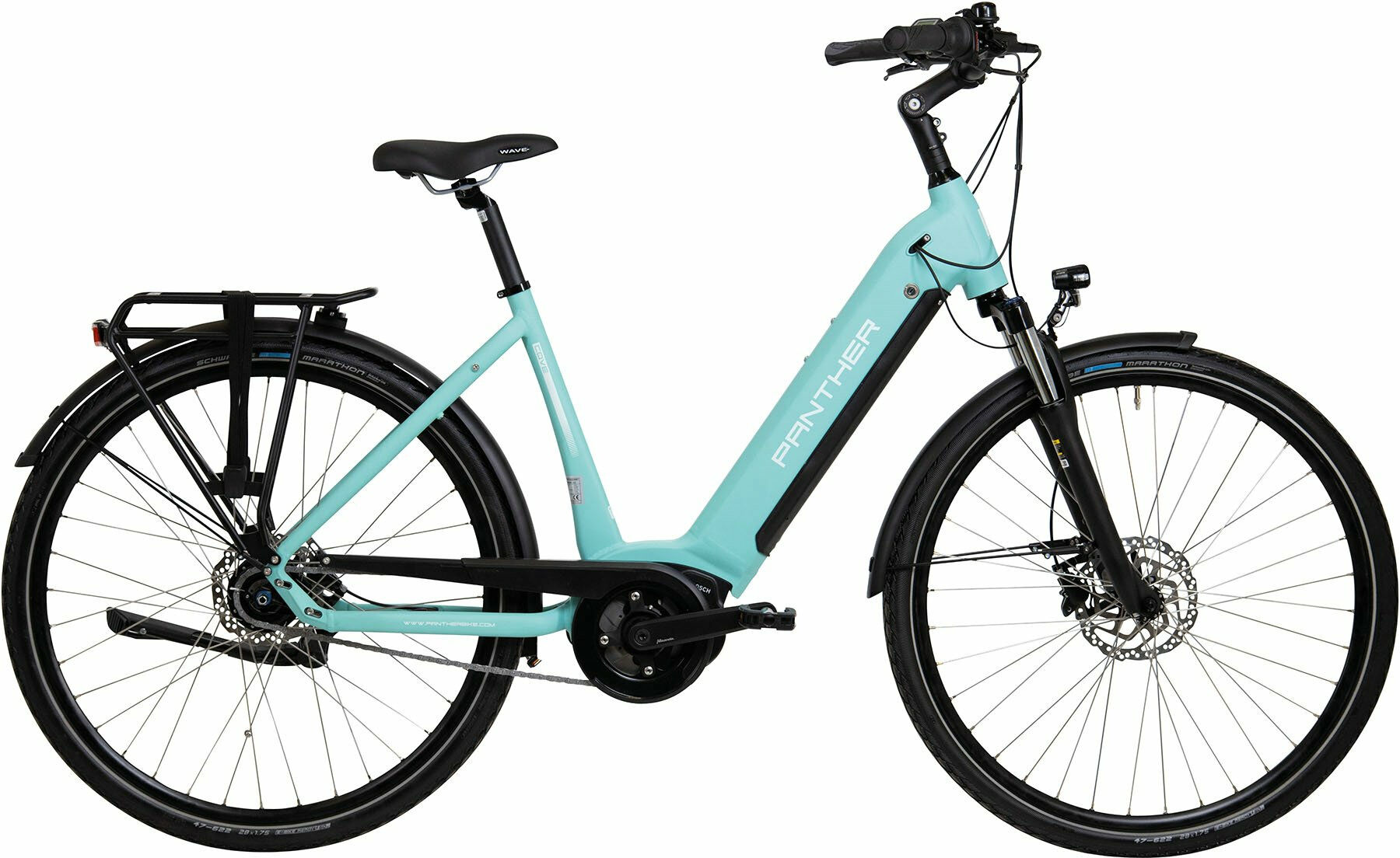 Panther Maruka 3.0 grün matt - 500 Wh - 28 Zoll - Wave