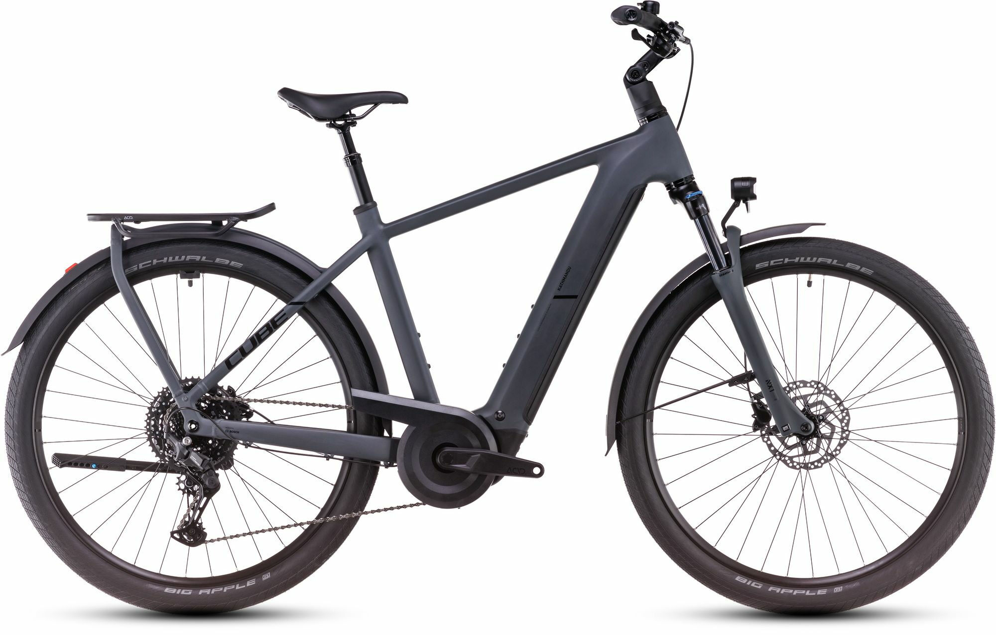 Cube Kathmandu Hybrid ONE 800 shadowgrey´n´black 28" 800 Wh Diamant
