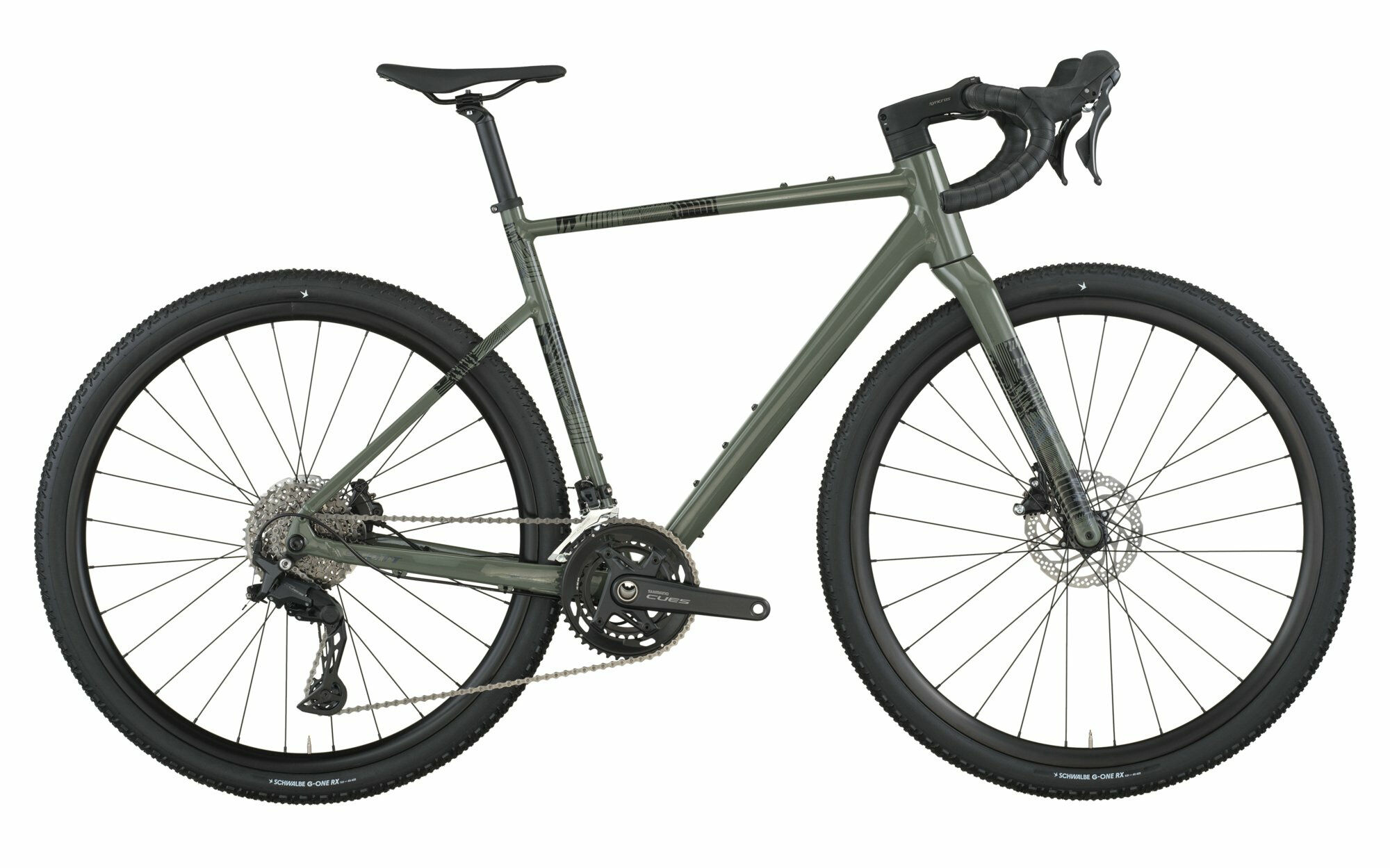 Scott SPEEDSTER GRAVEL 20 wenge green 28" Diamant M