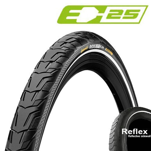 Continental RIDE CITY CLINCHER 28" Reifen Schwarz-Reflex