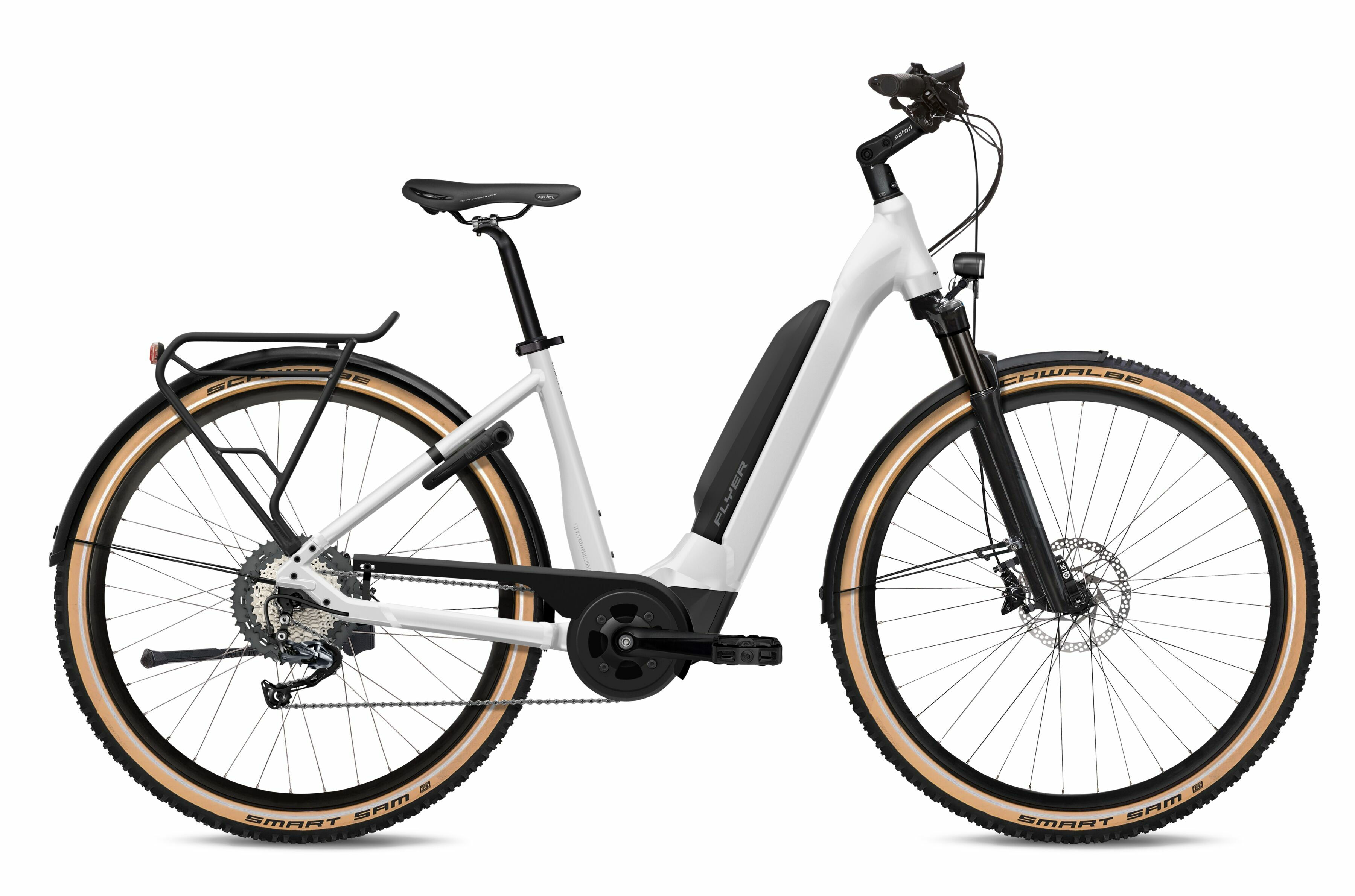 Flyer  Upstreet5 3.12  Pearl White Gloss  2022 28" 630 Wh Wave