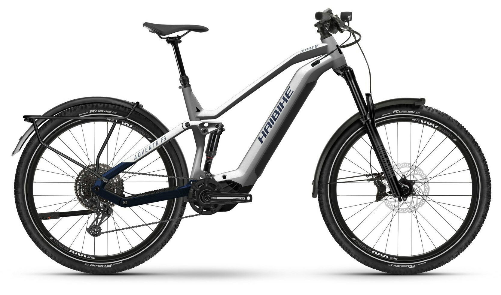 Haibike Adventr FS 9 silver/dark blue-matt 2023 29" 720 Wh Diamant