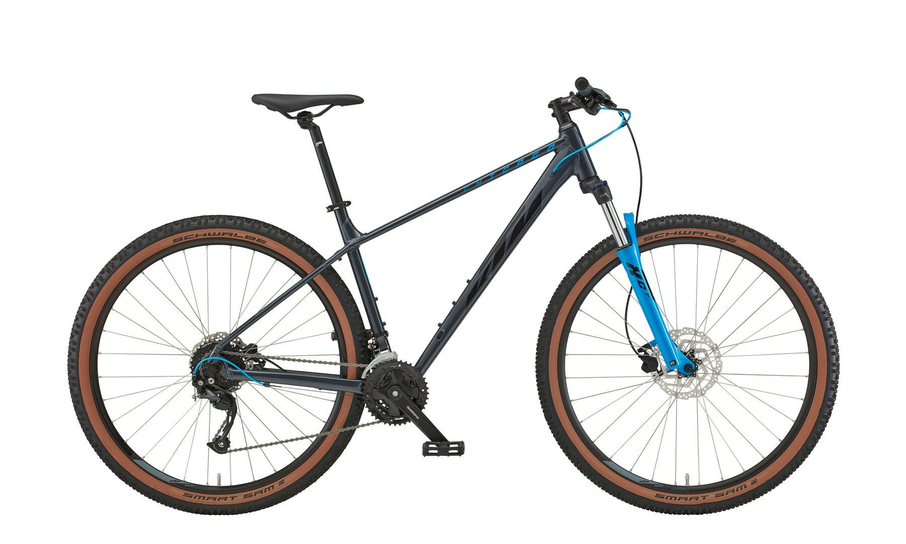 KTM CHICAGO 271 metallic grey (black+blue) 2022 27,5" Diamant