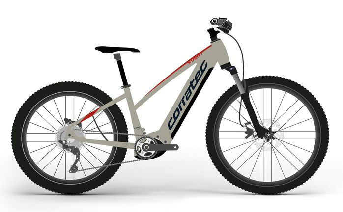 Corratec E-Power X-Vert Pro Trapez Sand Metallic/Dunkelblau Metallic 2023 29"/27,5" 750 Wh Trapez