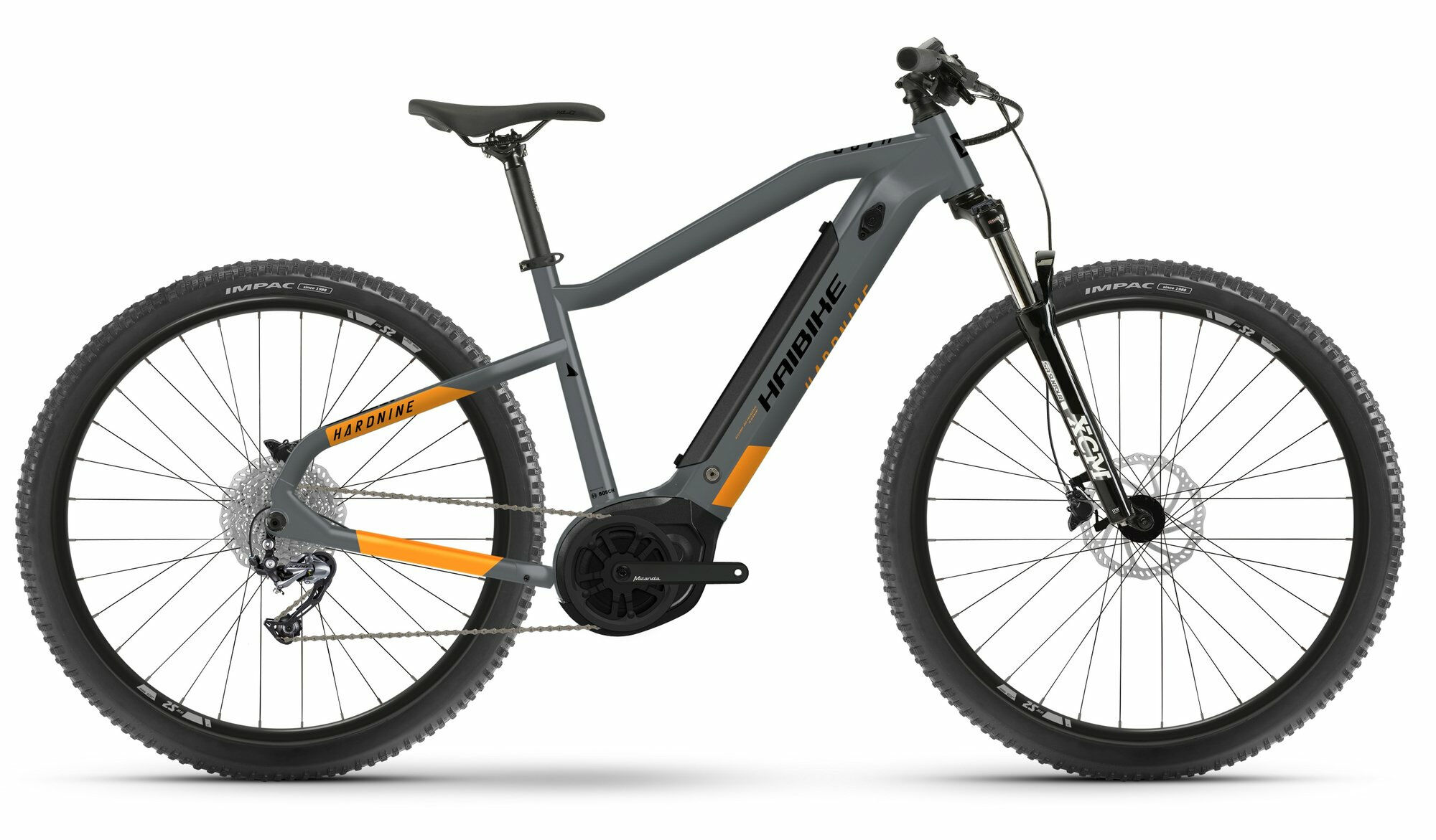 Haibike HARDNINE 4 cool grey/lava matte 29" 400 Wh Diamant 47 cm