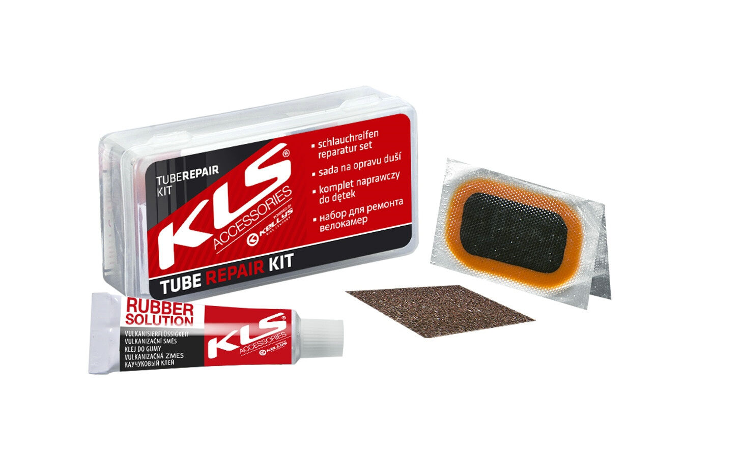 KLS Reifenreparaturset Rot