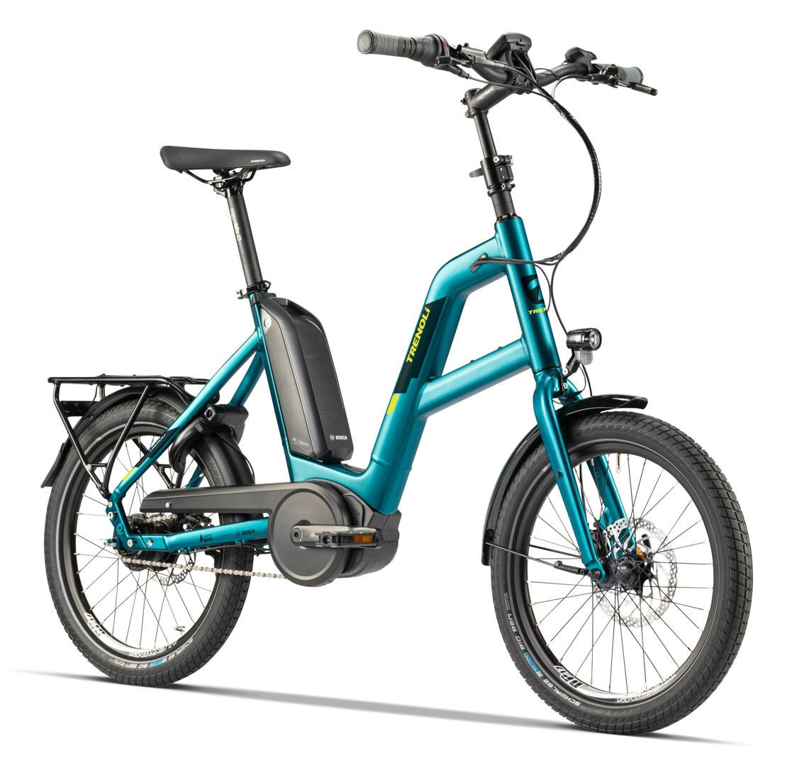 Trenoli BRENTA COMPACT Performance turquoise matt 2023 20" 500 Wh Wave