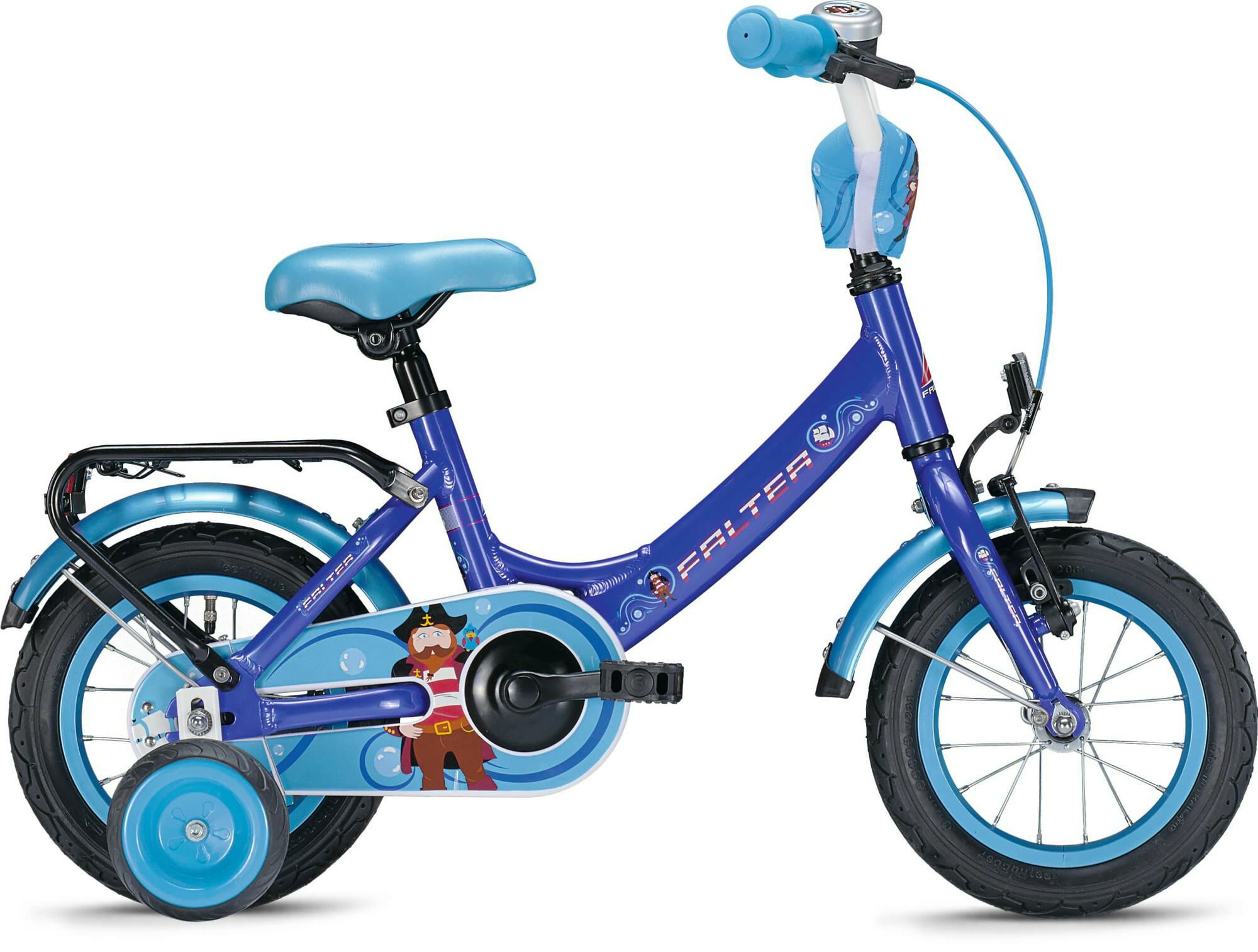 Falter PIRAT blue-white, shiny 16" Wave
