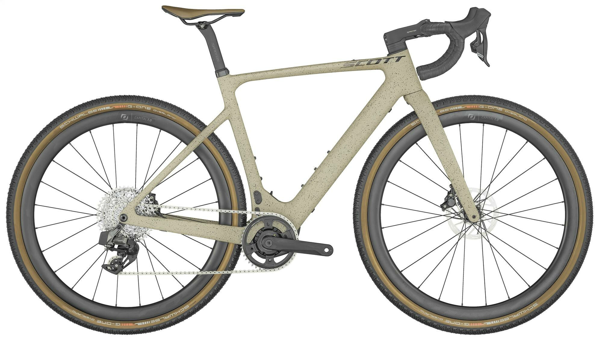 Scott Solace Gravel eRIDE 20 Storm Beige 2024 28" 360 Wh Diamant